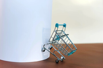 A minimalist shopping cart.