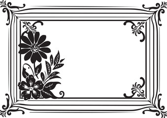 Elegant Floral Frame Ornament Bundle 🌸