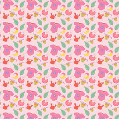 seamless pattern with flowers