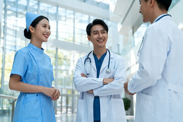 Medical professionals in hospital
