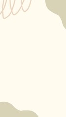 Aesthetic memphis phone wallpaper, cute beige design