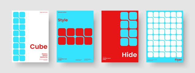 Naklejka premium Creative Report Design. Isolated Business Presentation Template. Modern Poster Layout. Background. Book Cover. Banner. Flyer. Brochure. Advertising. Leaflet. Journal. Notebook. Portfolio. Handbill