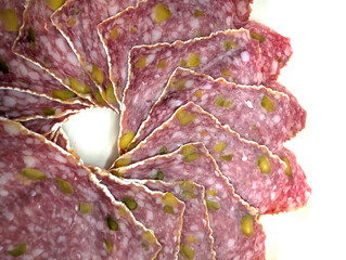 fresh pistacio salami © jonnysek