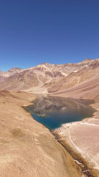 Chandratal Lake Drone shot