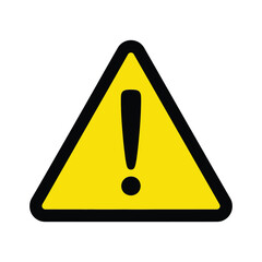 exclamation danger warning sign