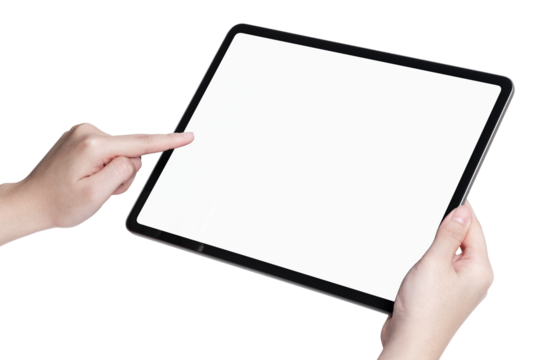 Digital tablet mockup png for online learning