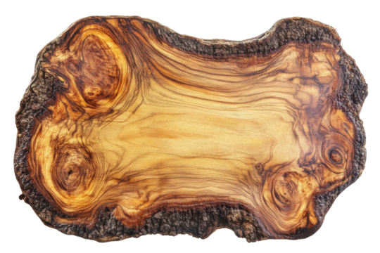 Rough textured piece of weathered wood isolated on transparent background. Wooden sign isolated on white background.