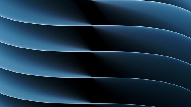 Abstract background with smooth curves in motion