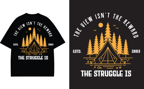 Adventure Travel Journey T-Shirt Design