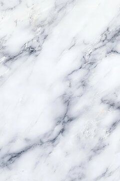 Fototapeta Elegant White Marble Texture Background with Natural Polished Surface and Grey Veins for Design