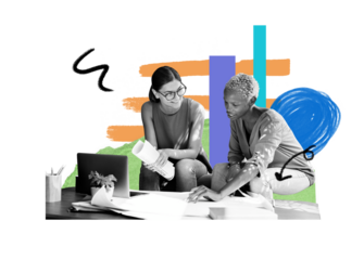 Creative design png, business collage, transparent background