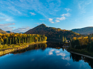 mountain landscape in autumn