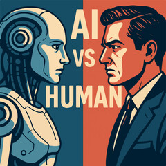 Artificial intelligence vs. humans. Confrontation.