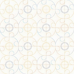Seamless pattern of elegant geometric abstract lines