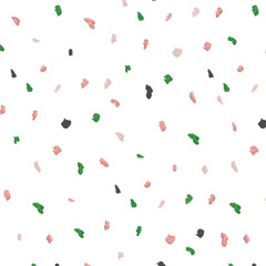 Colorful watercolor brush strokes design element