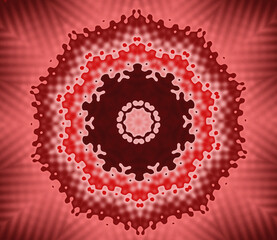 abstract Wavelength Flower – Geometric Mandala Design Background