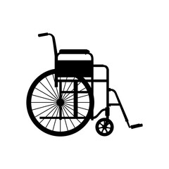 Fototapeta premium wheelchair vector illustration