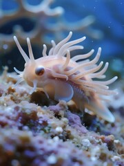 Obraz premium Underwater Ocean Scene with Marine Life