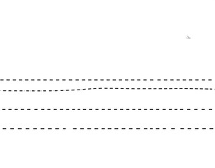 Simple horizontal dashed lines