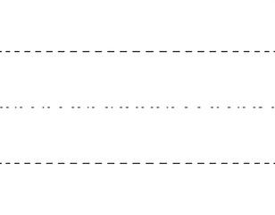 Three horizontal dashed lines