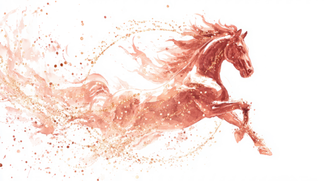 Happy New Year 2026 Fire Horse Ring