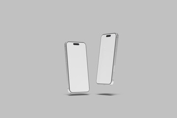 Phone screen blank design Mockup