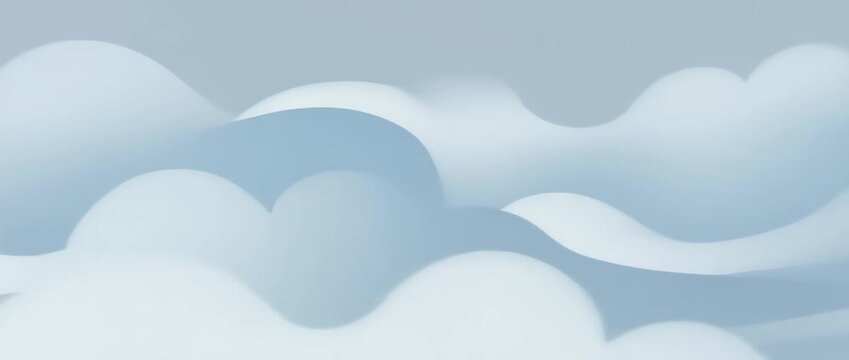 Heart-shaped cloud vector illustration in blue sky nature summer pattern background