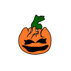 halloween pumpkin vector illustration