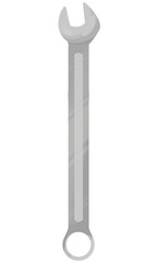 Adjustable Metal Wrench Tool Illustration