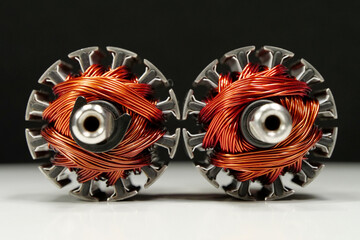 Rotors of electric motors from small household appliances