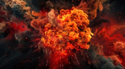 Fiery Abstract Art: Flames, Explosions, and Glowing Heat&mdash;From Love Symbols to Cosmic Fireballs