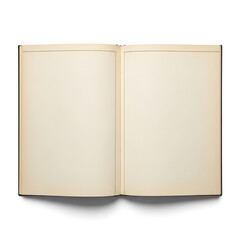 Naklejka premium Blank Open Book.