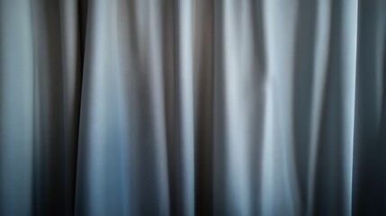 Fototapeta premium Soft flowing fabric texture with elegant vertical folds and muted colors creating a serene background.