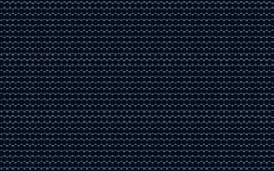 Geometric abstract seamless pattern with wave line of half blob composition in light and gray on dark blue background.Vector illustration, for masculine shirt lady dress cloth cover decoration textile