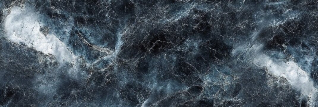 Fototapeta Elegant Dark Blue Marble Veins and Swirls in a Dramatic Abstract Design for Luxurious Background Use