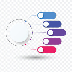 Vector Infographic Elements Pack  Colorful Arrows & Labels