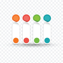 Vector Infographic Elements Pack  Colorful Arrows & Labels