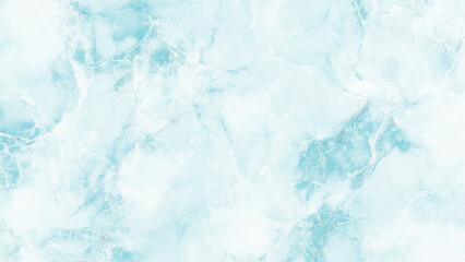 abstract blue marble background with snowflakes