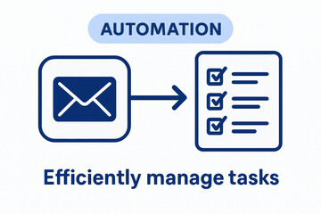 Efficient email workflow boosts efficient task management and team productivity with automated task creation and clear checklist tracking