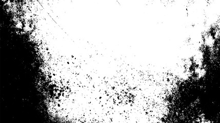 A textured abstract background featuring a blend of black and white splashes, creating a moody and artistic effect