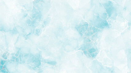 abstract blue marble background with snowflakes