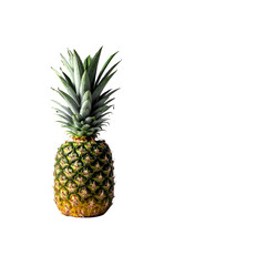 pineapple isolated on white background, full depth of field By grey