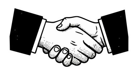 Two Business Professionals Engaging In A Firm Handshake To Seal An Agreement Signifying Trust And Cooperation In A Professional Collaboration