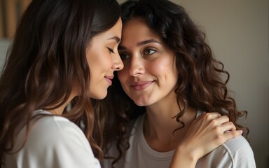 woman comforting her female friend. High quality