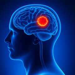 Obraz premium human brain anatomy