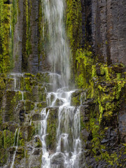 The waterfall in Iceland