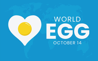 World egg day celebration for background, poster, banner. Vector design illustration