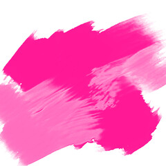 Hot pink paint brush stroke isolated vector texture for artistic background