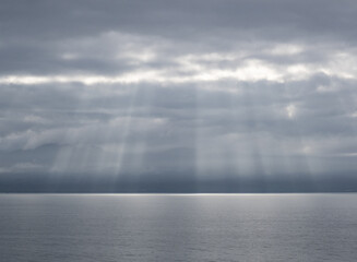 Obraz premium mountains and sea in Iceland