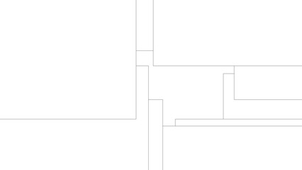 Minimalist abstract composition with faint gray intersecting rectangles forming a structured geometric pattern, creating a clean and modern digital background design.